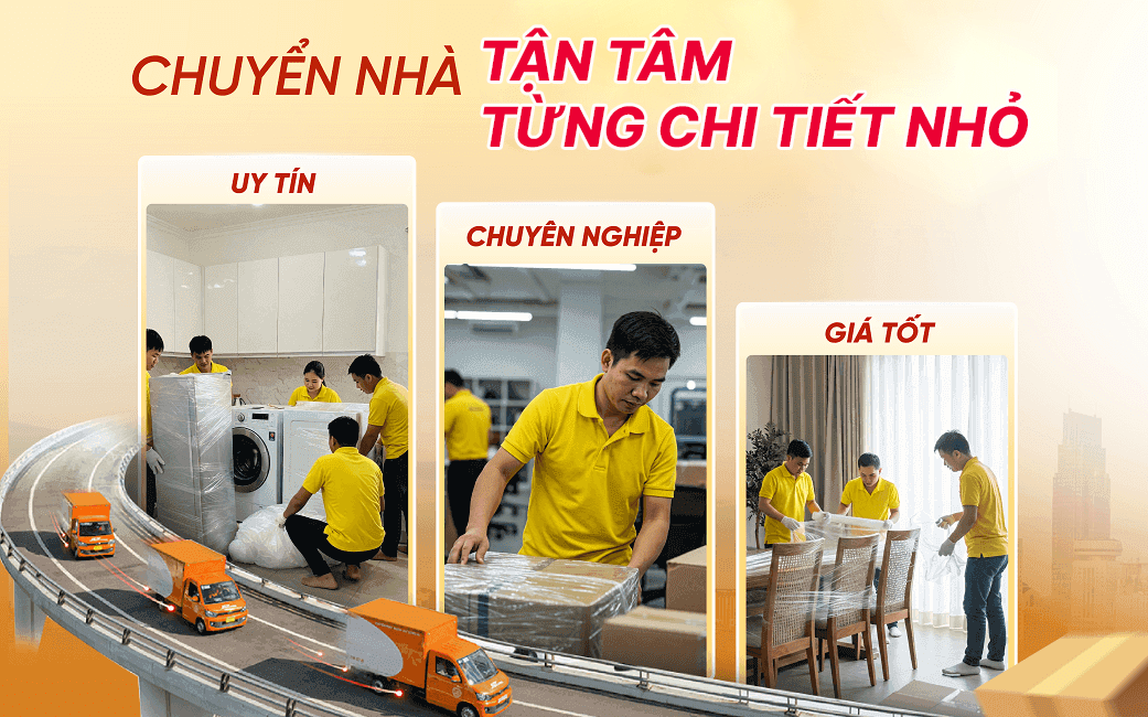 Dịch vụ chuyển nhà Kiến Vàng uy tín tại Hà Nội